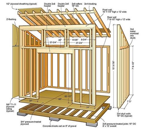 sheet metal sheds plans|8x12 shed with porch plans.